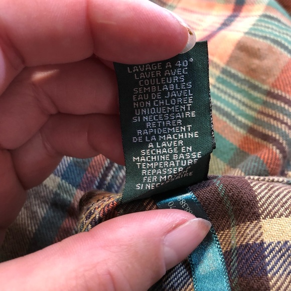 Ralph Lauren Lauren Jeans Co. Petite Medium long sleeve button up shirt - Picture 5 of 12